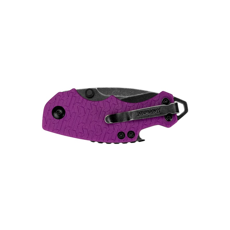 Shuffle Blackwash Plain Edge Purple Handle - Extreme Outfitters