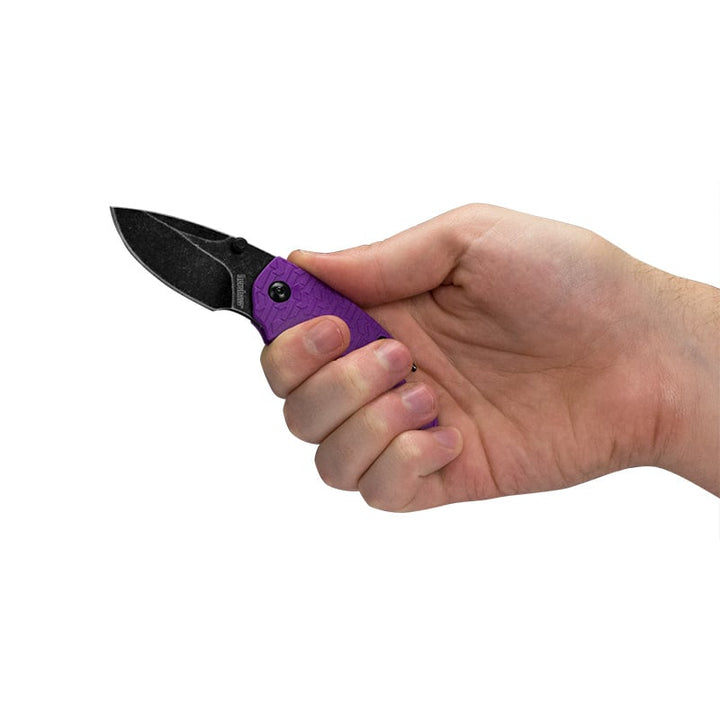 Shuffle Blackwash Plain Edge Purple Handle - Extreme Outfitters