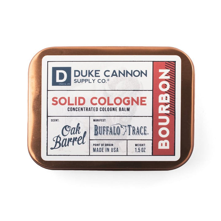 Duke Cannon Solid Cologne - Bourbon - Extreme Outfitters