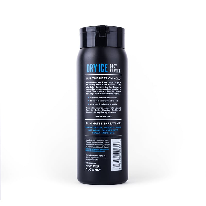 Duke Cannon Trench Warfare Dry Ice Body Powder - Extreme Outfitters
