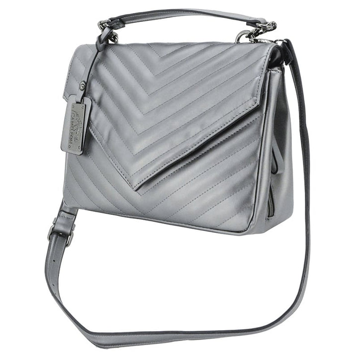 Aria Handbag - Silver - Extreme Outfitters