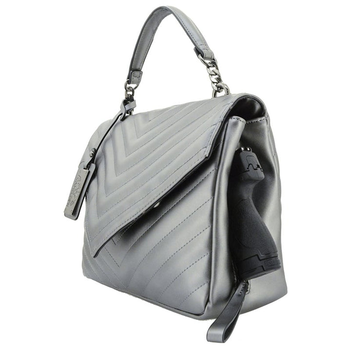 Aria Handbag - Silver - Extreme Outfitters