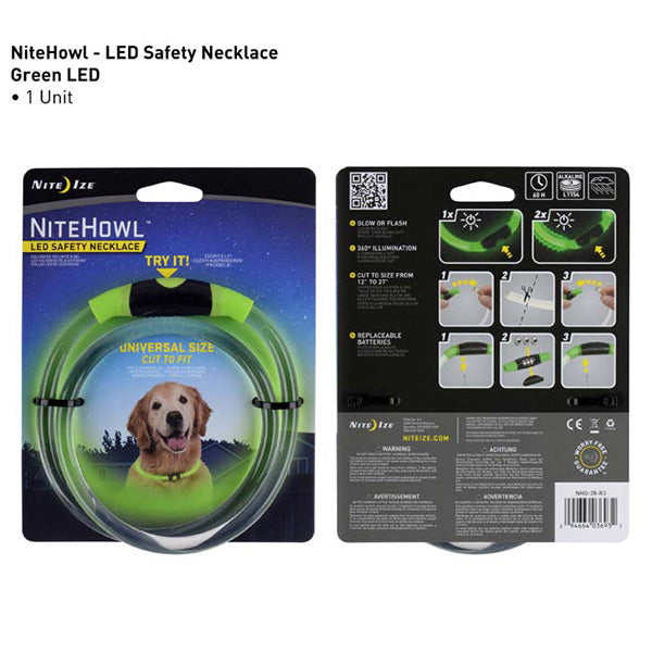 NITEHOWL® LED Safety Necklace - Green - Extreme Outfitters