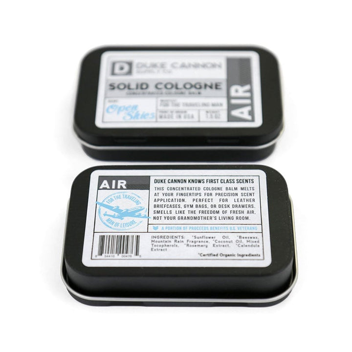 Duke Cannon Solid Cologne - Air - Extreme Outfitters