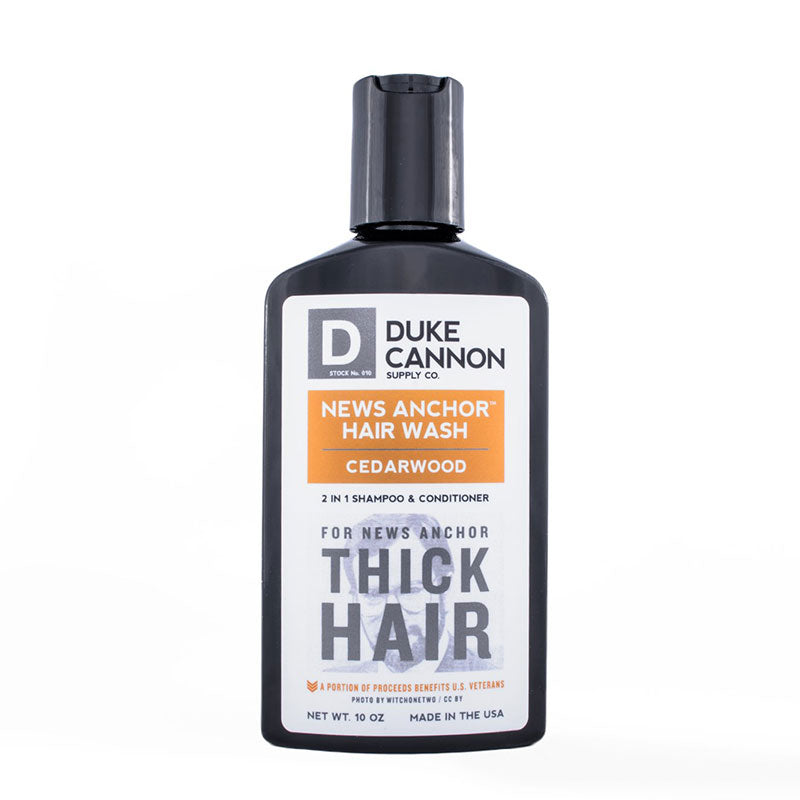 Duke Cannon 10oz Hair Wash- Cedarwood - Extreme Outfitters