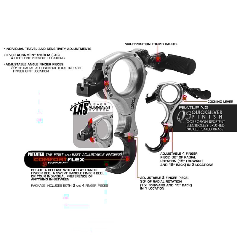 T.R.U. Ball Abyss Flex Medium Back Tension Release - Extreme Outfitters