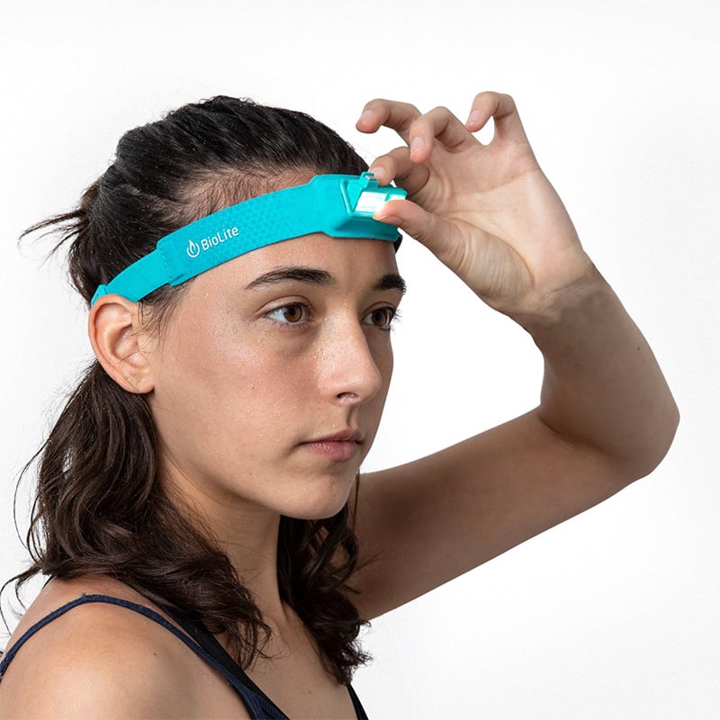 Biolite HeadLamp 330 No-Bounce Rechargeable Head Light - Ocean Teal - Extreme Outfitters