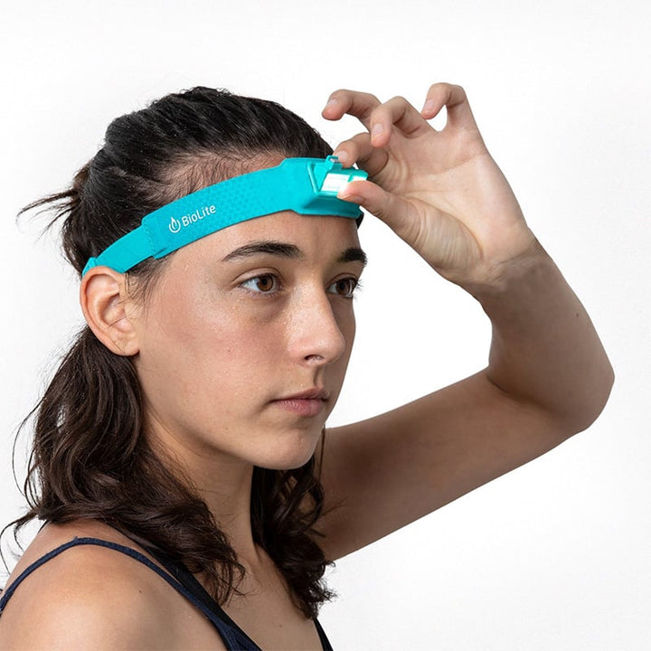 Biolite HeadLamp 330 No-Bounce Rechargeable Head Light - Ocean Teal - Extreme Outfitters