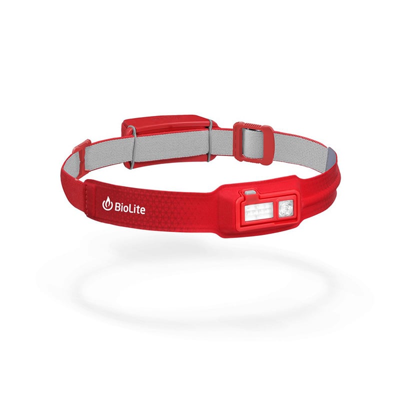 Biolite HeadLamp 330 No-Bounce Rechargeable Head Light - Ember Red - Extreme Outfitters