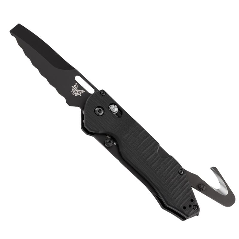 Benchmade 365BK Outlast Dual Blade Option Lock Rescue Black - Extreme Outfitters