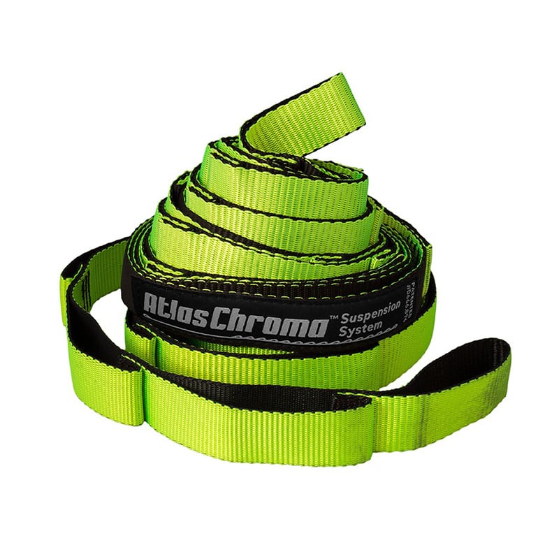 ENO Atlas Chroma Hammock Straps - Neon/Black