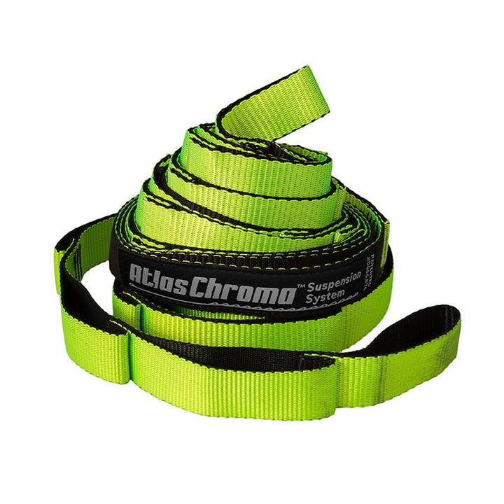 ENO Atlas Chroma Hammock Straps - Neon/Black