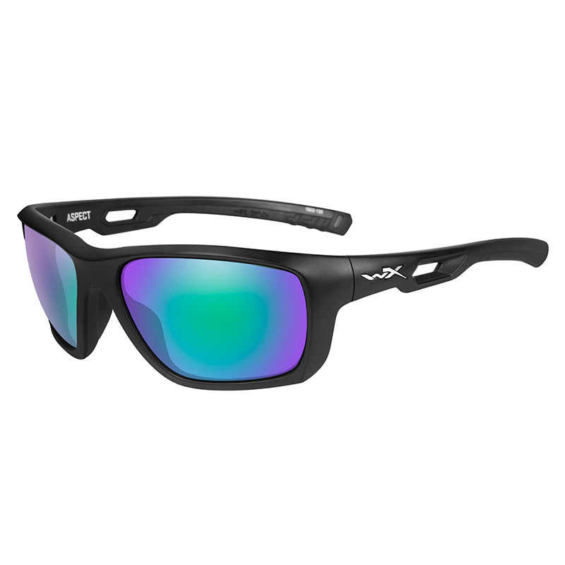 Aspect Polarized Emerald Mirror/ Matte Black - Extreme Outfitters