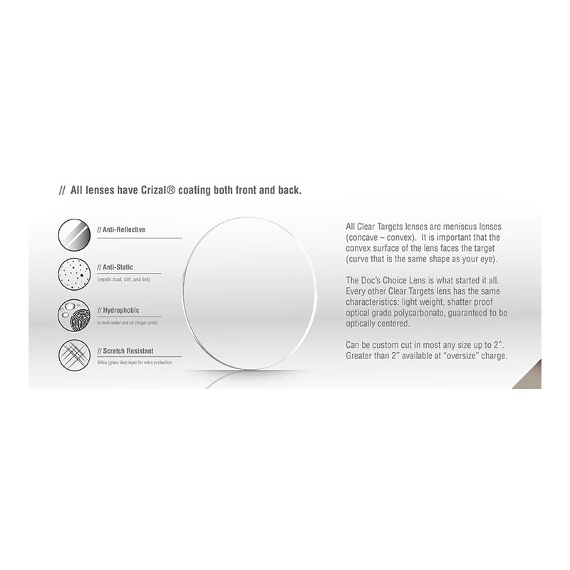 Axcel AV41 Clear Target Doc's Choice Lens - 4X - Extreme Outfitters