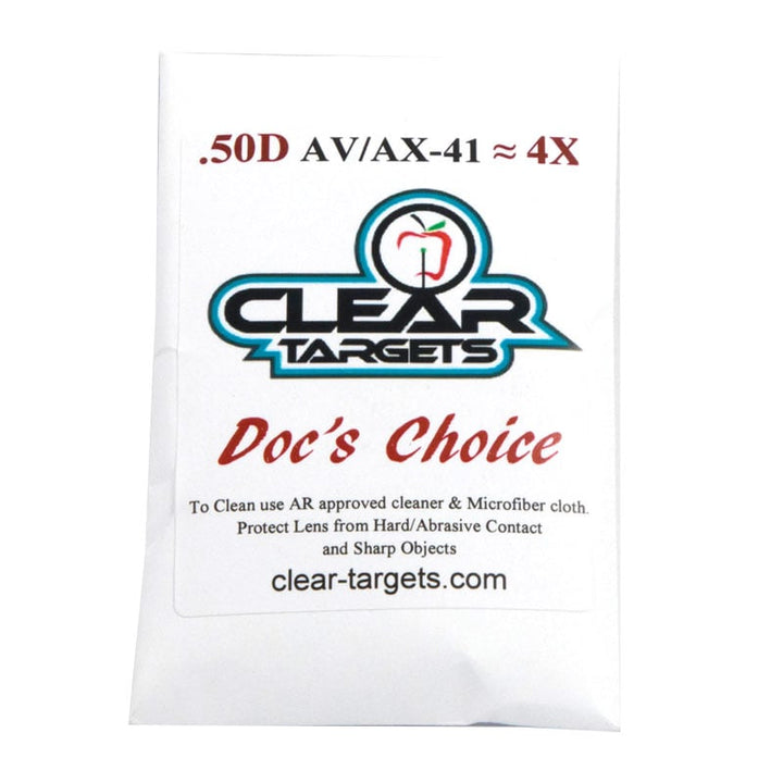 Axcel AV41 Clear Target Doc's Choice Lens - 4X - Extreme Outfitters
