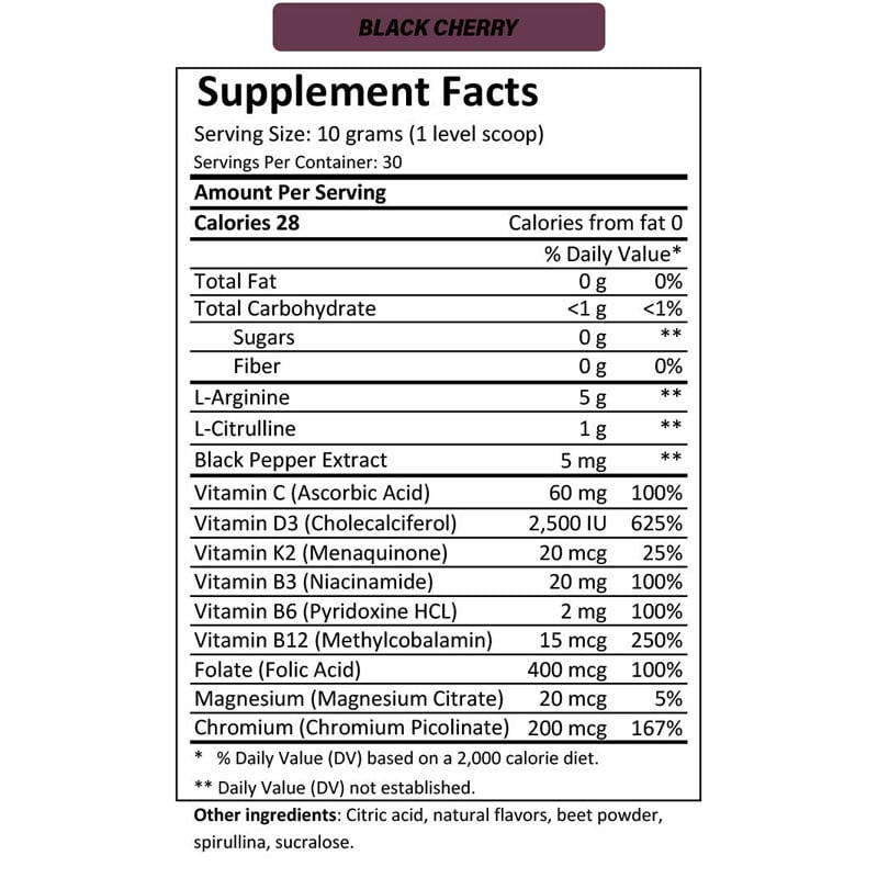 Enduro - Non-Caffeinated Cardio Enhancement - Black Cherry - Extreme Outfitters