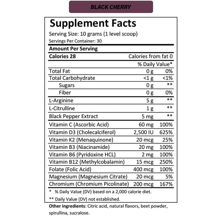 Enduro - Non-Caffeinated Cardio Enhancement - Black Cherry - Extreme Outfitters