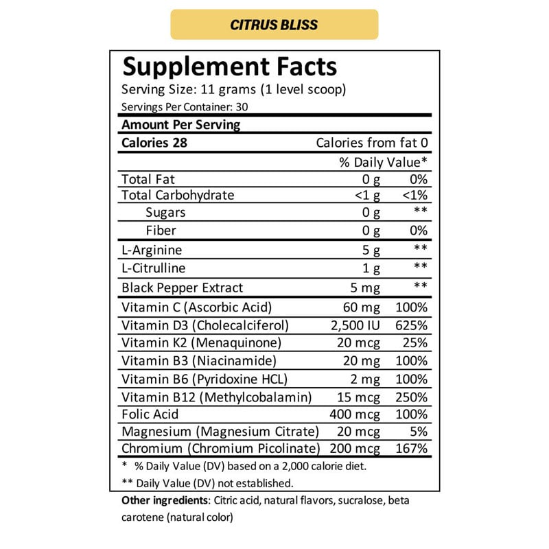 Enduro - Non-Caffeinated Cardio Enhancement - Citrus Bliss - Extreme Outfitters