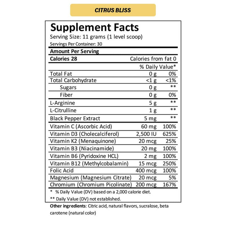 Enduro - Non-Caffeinated Cardio Enhancement - Citrus Bliss - Extreme Outfitters