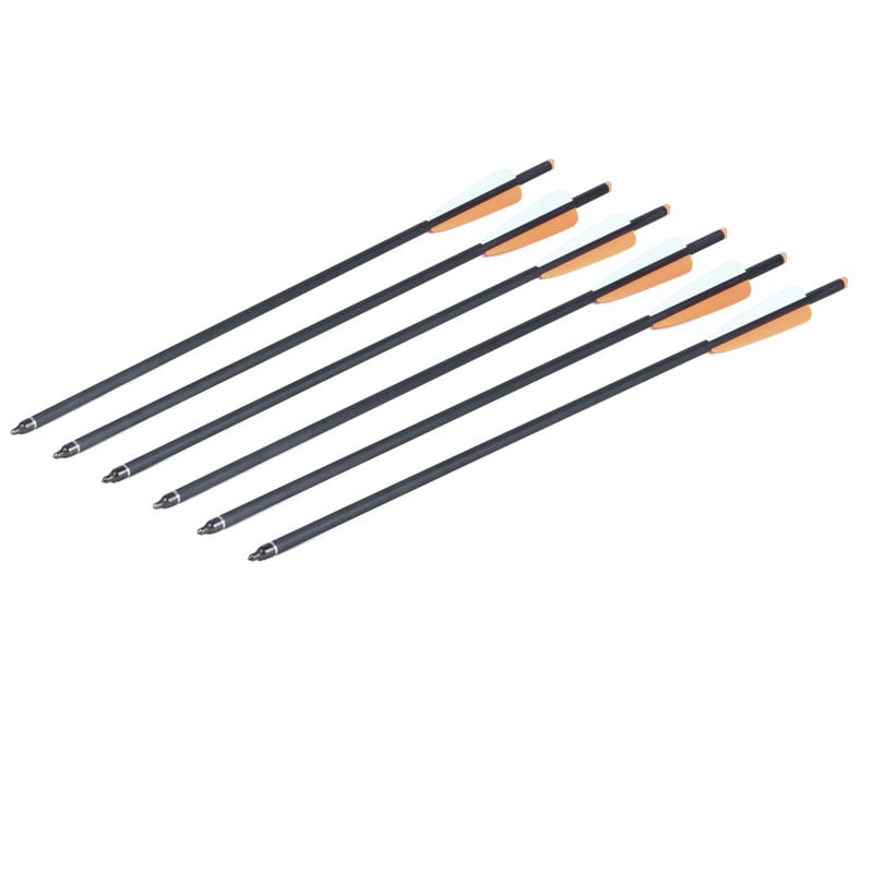 20-Inch Crossbow Arrows - 6 Pack - Extreme Outfitters
