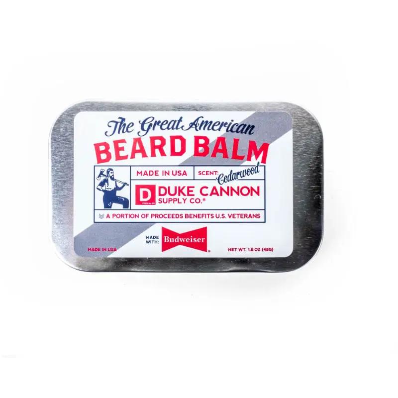 Duke Cannon Great American Beard Balm - Made with Budweiser Duke Cannon