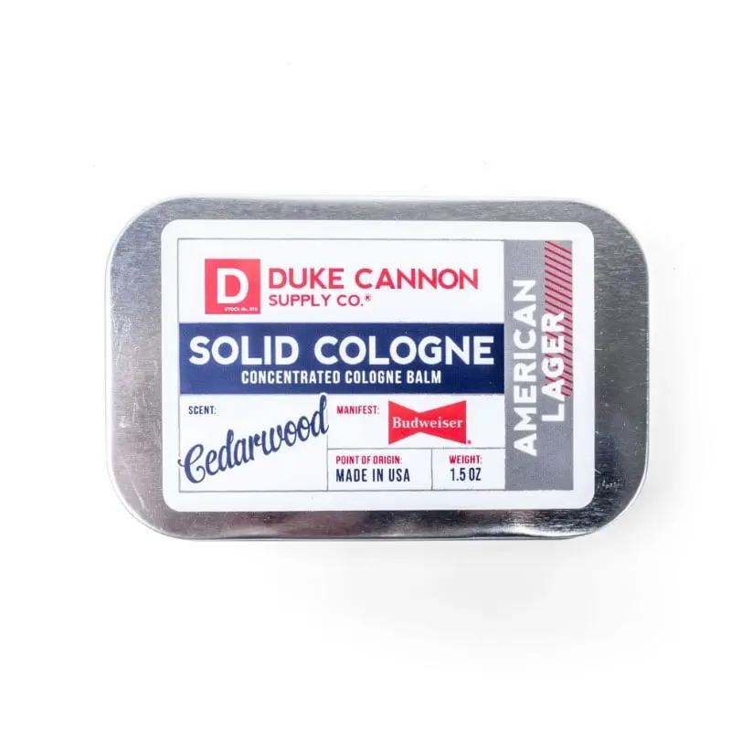Duke Cannon Solid Cologne - Great American Budweiser Duke Cannon