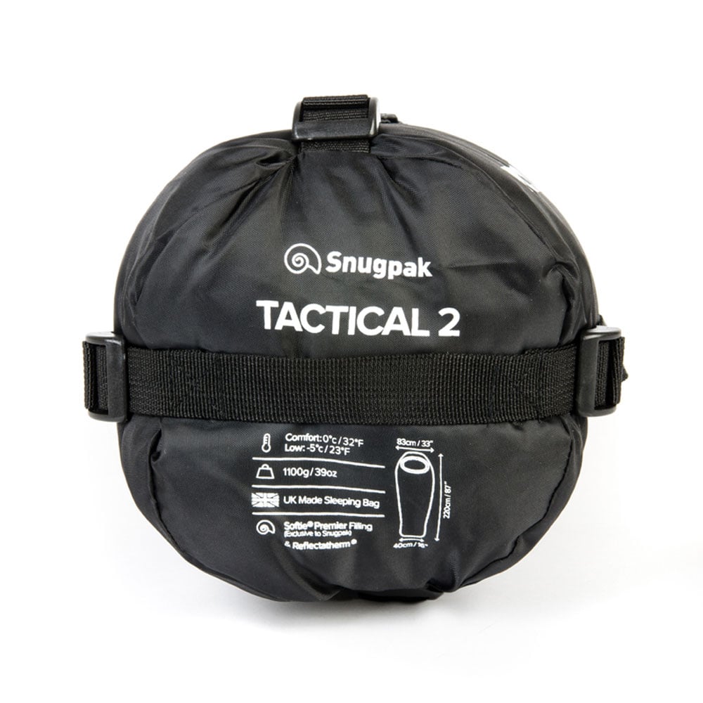 Snugpak Tactical 2 Sleeping Bag Packed in compression sack