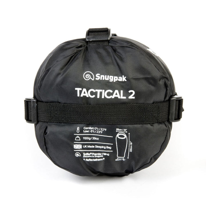 Snugpak Tactical 2 Sleeping Bag Packed in compression sack