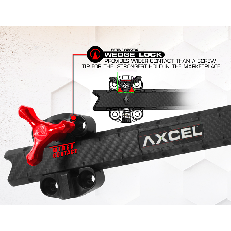 Axcel Achieve XP Carbon Bar Compound Sight 6in Wedge Lock