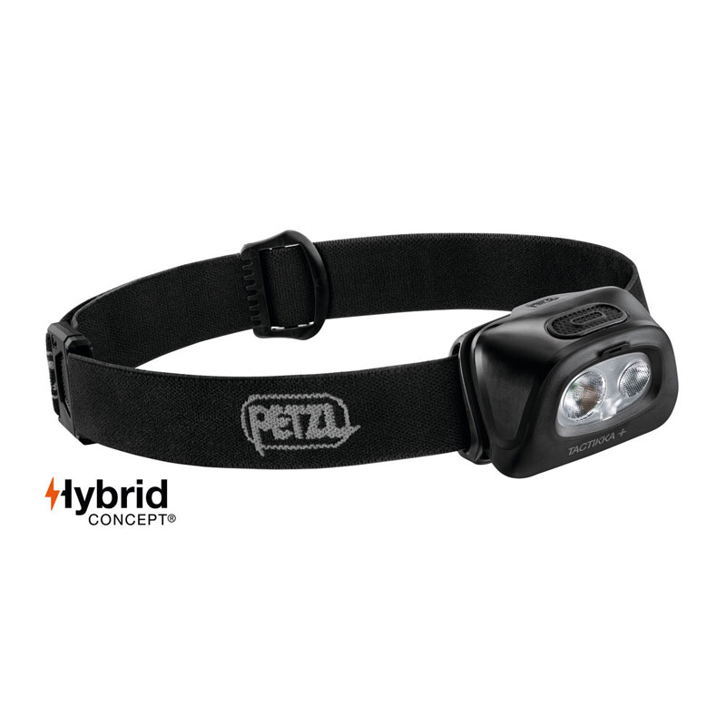 Petzl TACTIKKA+ Headlamp Black 350 Lumens