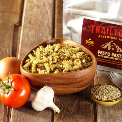 Trailtopia Pesto Pasta with Hemp Seed Protein