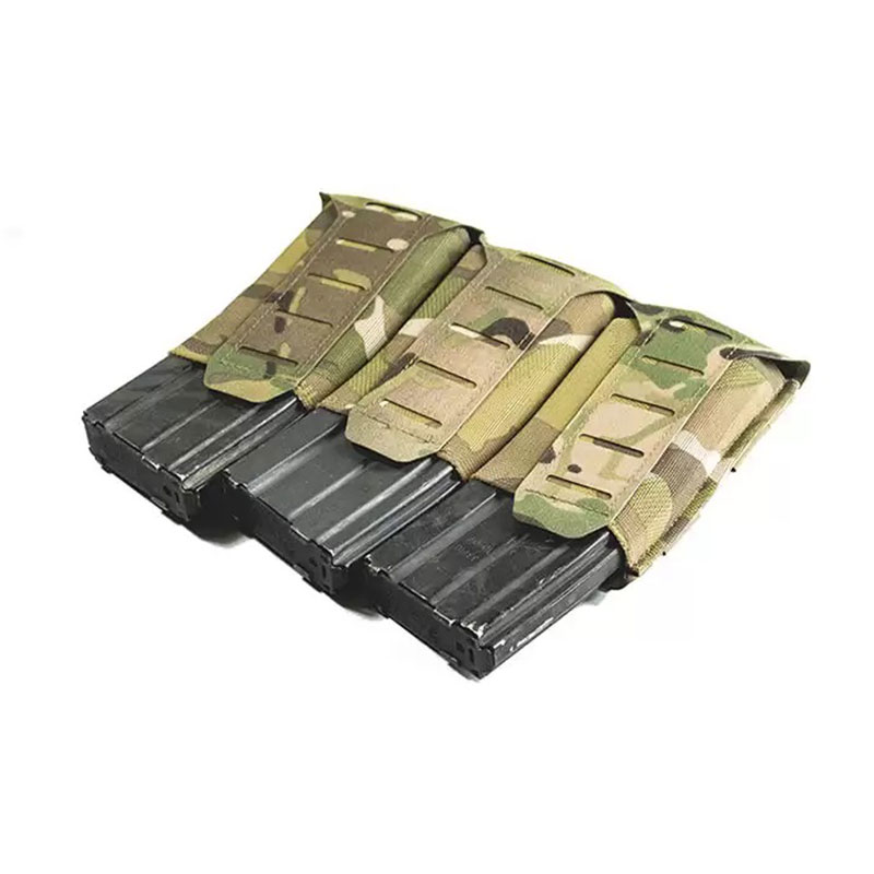 Blue Force Gear Stackable Ten-Speed Triple M4 Mag Pouch Multicam Front