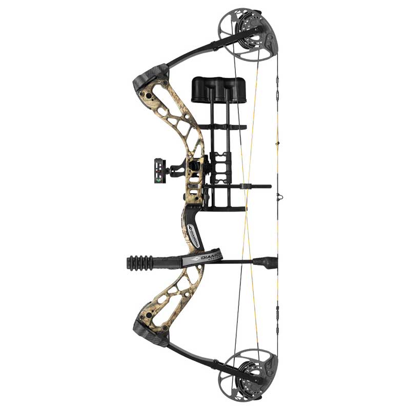 Diamond Edge 320 Compound Bow Package Mossy Oak Break-Up Country - Left Hand