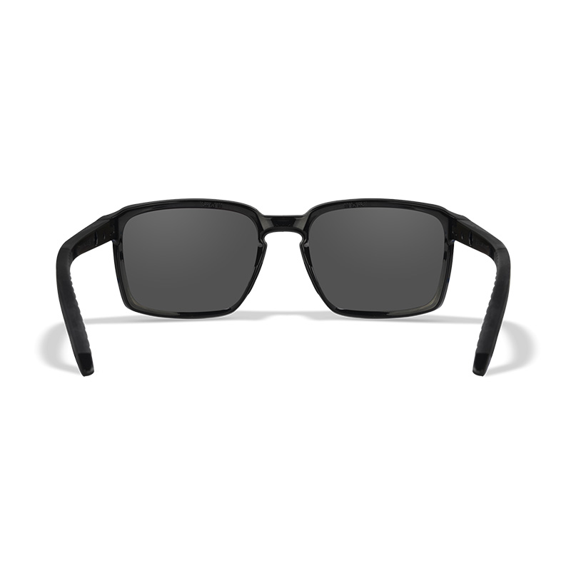 Wiley X Alfa Sunglasses - Matte Black - Captivate Polarized Grey