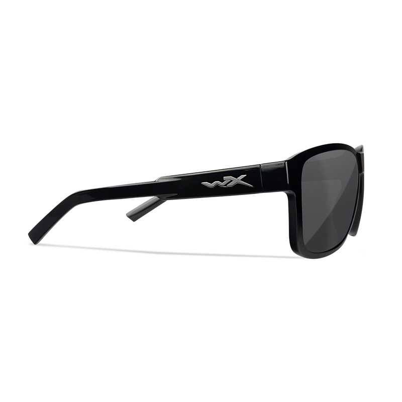 Wiley X Trek Matte Black with Polarized Grey Lenses Right Side