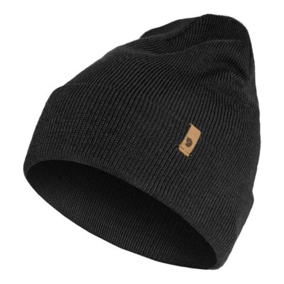 Fjallraven Classic Knit Hat Black Side