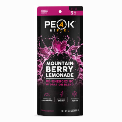 Peak Refuel Mountain Berry Lemonade Re-Energizing Drink Sticks