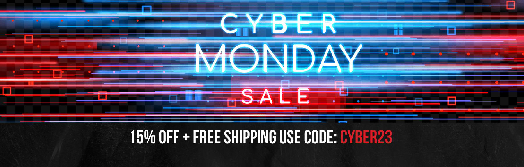 Cyber Monday 2023 Top Website Banner 1800 × 575 | Extreme Outfitters | Outdoor & Camping Gear Store